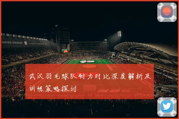 武汉羽毛球队耐力对比深度解析及训练策略探讨